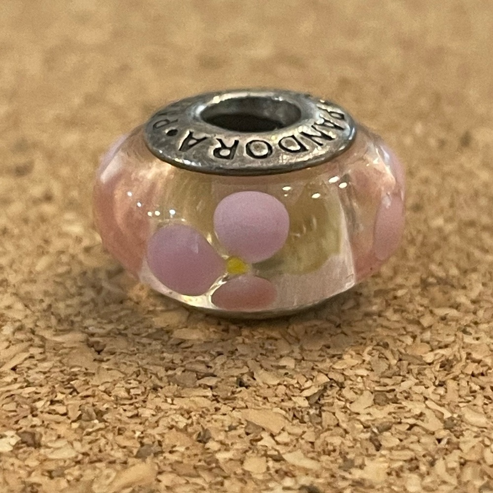 Pandora Murano Glass pink charm